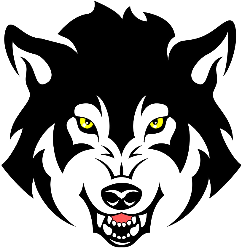 Gray Stock Illustration Clip Art Transprent Head - Wolf Head Wolf Logo Png (1024x1024), Png Download