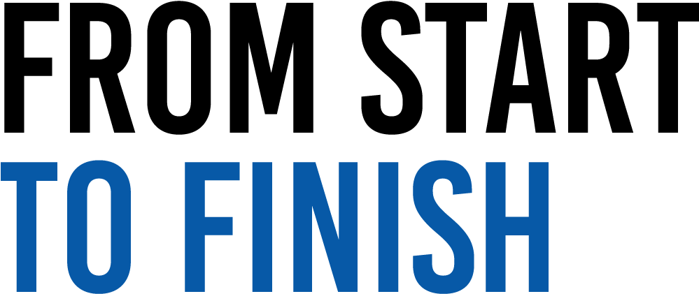 From Start To Finish - Oval (1000x427), Png Download