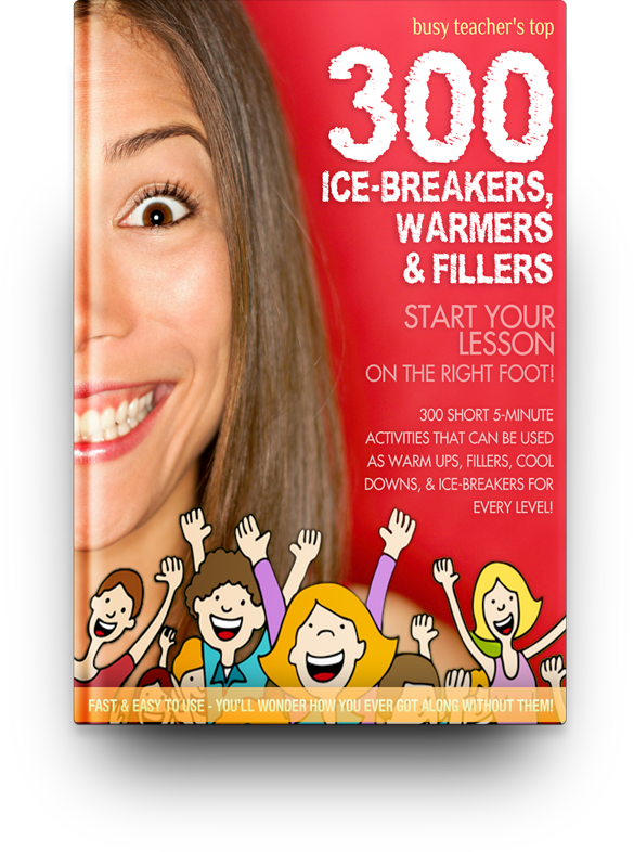Busy Teacher's Top 300 Ice-breakers, Warmers & Fillers - 300 Icebreakers Warmers And Fillers Pdf (585x786), Png Download