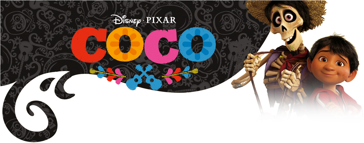Galleries Of Transperent Coco The Movie - Illustration (1215x456), Png Download