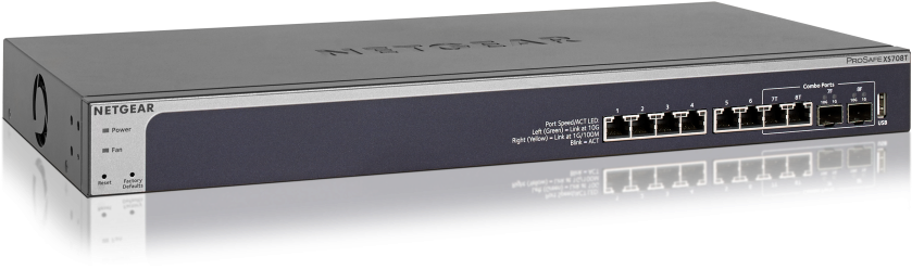 View Cart Netgear-xs708t - 8 Gigabit Smart Switch Xs708t (900x573), Png Download