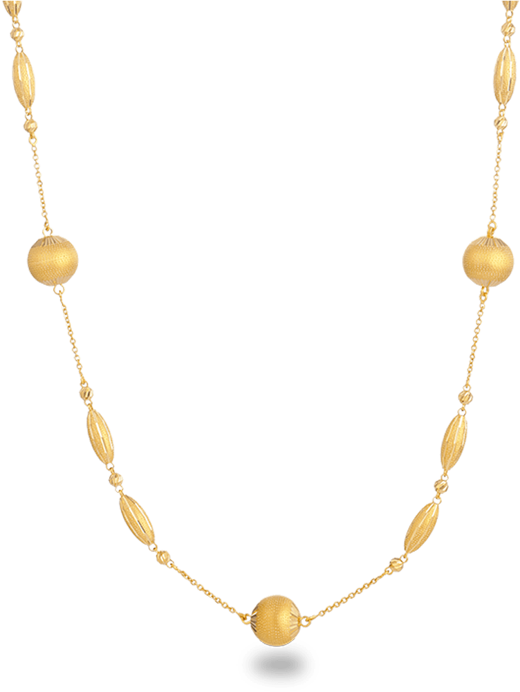22ct Gold Sparkle Necklace - Necklace (1000x1000), Png Download