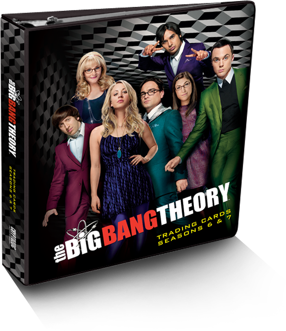 The Big Bang Theory Trading Cards Seasons 6 & 7 Binder - Big Bang Theory Official 2017 Calendar (648x720), Png Download