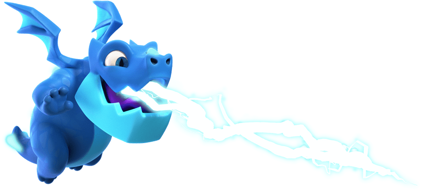 Electro Dragon Challenge - Clash Royale Electro Dragon (879x398), Png Download