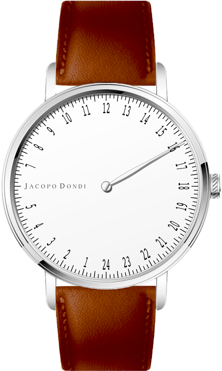 Silverwhite Brownstrap 2 (1000x1333), Png Download