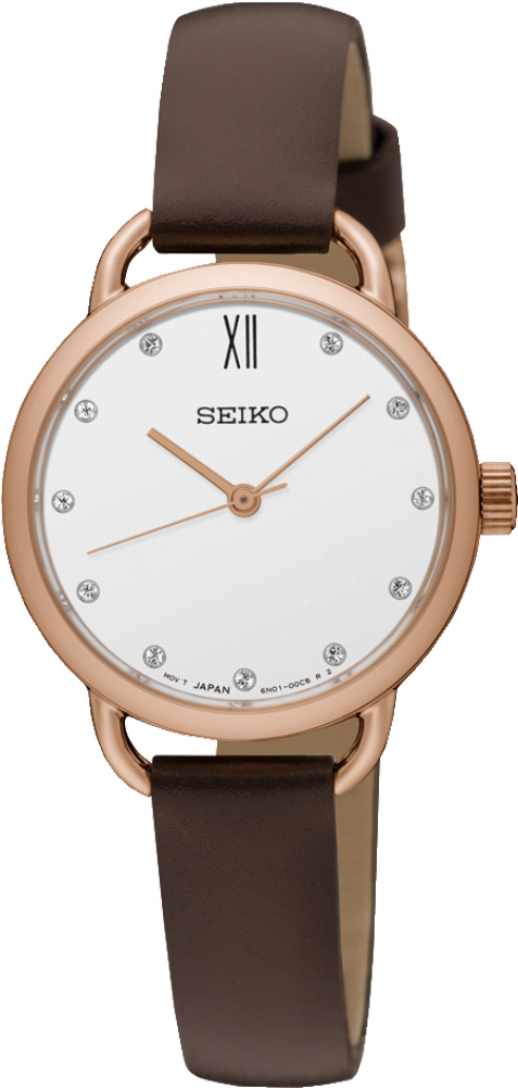 ‹ › - Rose Gold Seiko Ladies Watch (1000x1000), Png Download