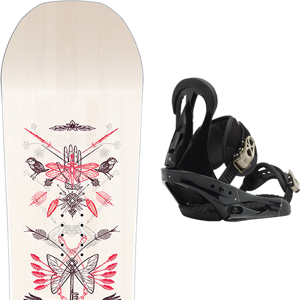Salomon Gypsy 2019 Burton Citizen Black - Burton Snowboard 2018 Yeasayer (600x600), Png Download
