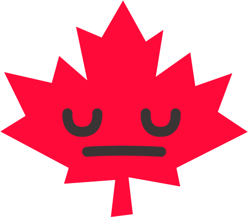 Canada Sticker 😔 Sticker Mule Canada Vector - Canada Flag Postcard (800x600), Png Download