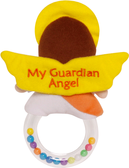 My Guardian Angel Rattle (506x615), Png Download