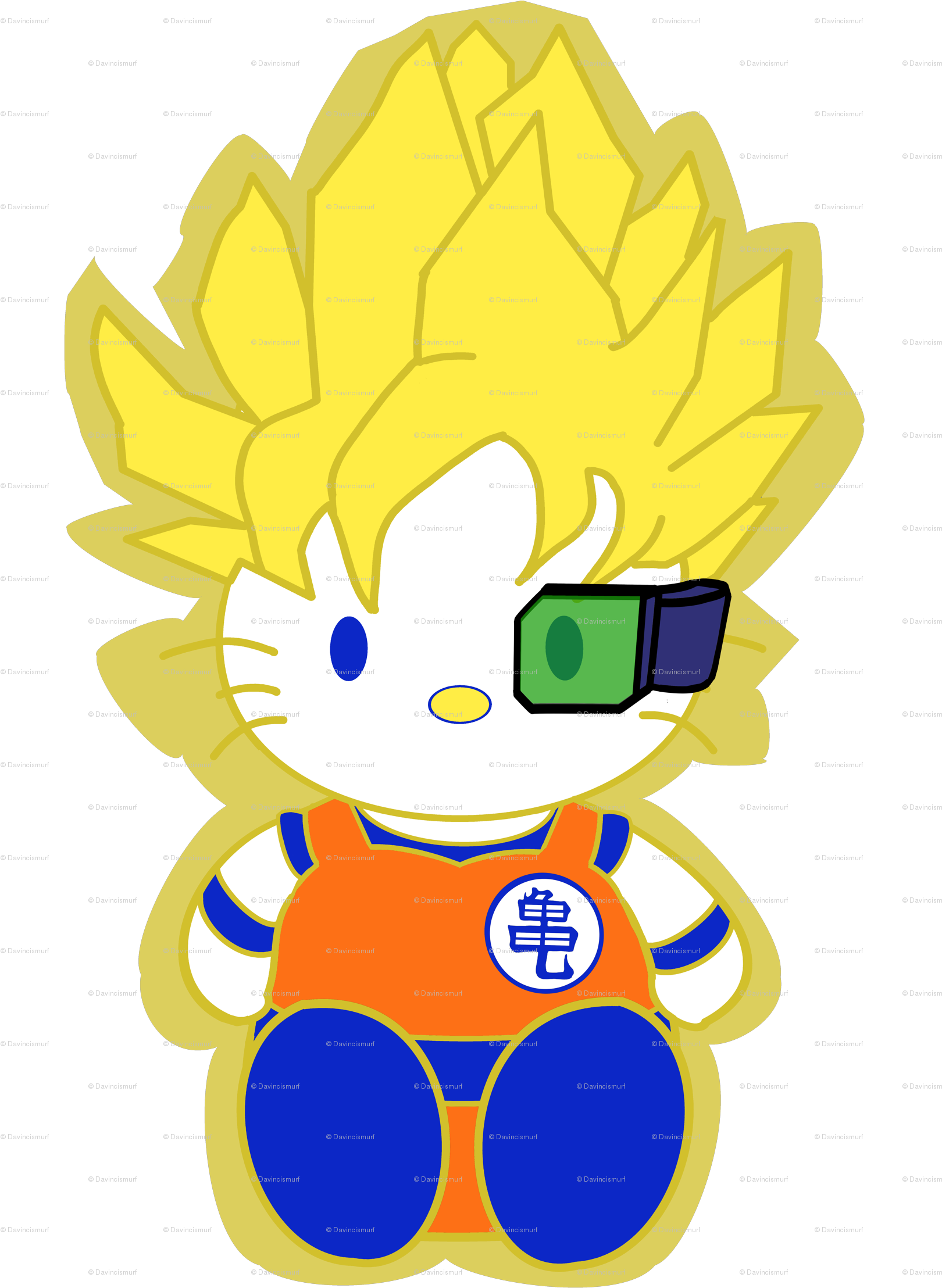 Hello Kitty Dragon Ball (1649x2233), Png Download