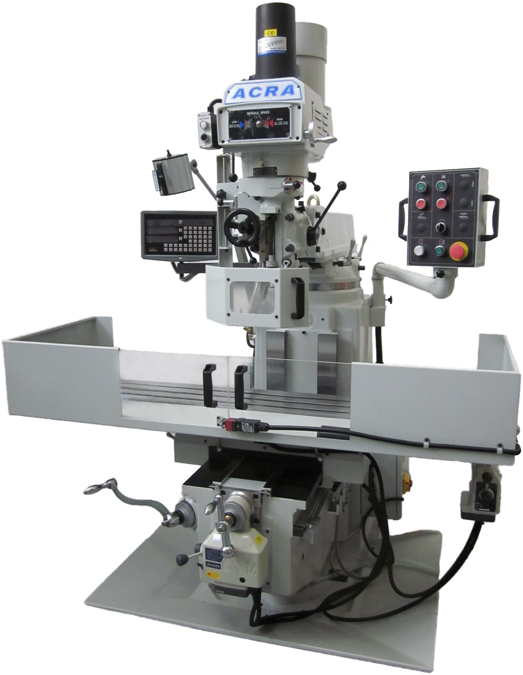 Acra Machinery Uk - Kent Usa Knee Mill (1909x2466), Png Download