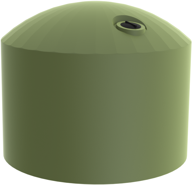 Mist Green 30000 Litre Water Tanks - Circle (800x800), Png Download
