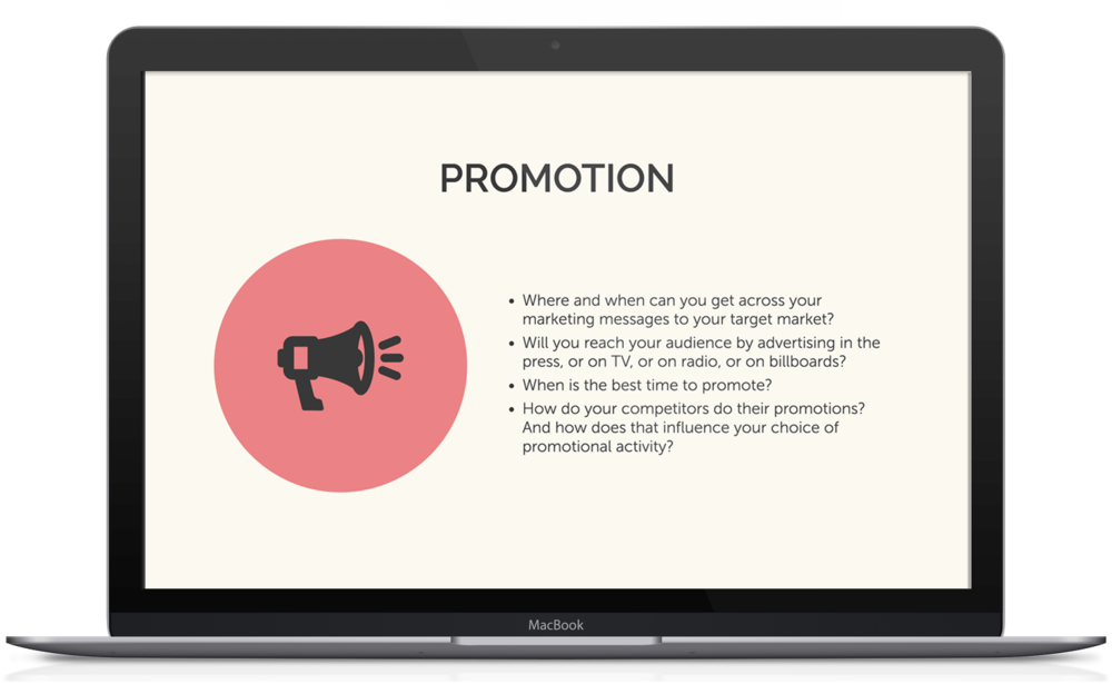Four P's Of Marketing Template 5 (1000x615), Png Download