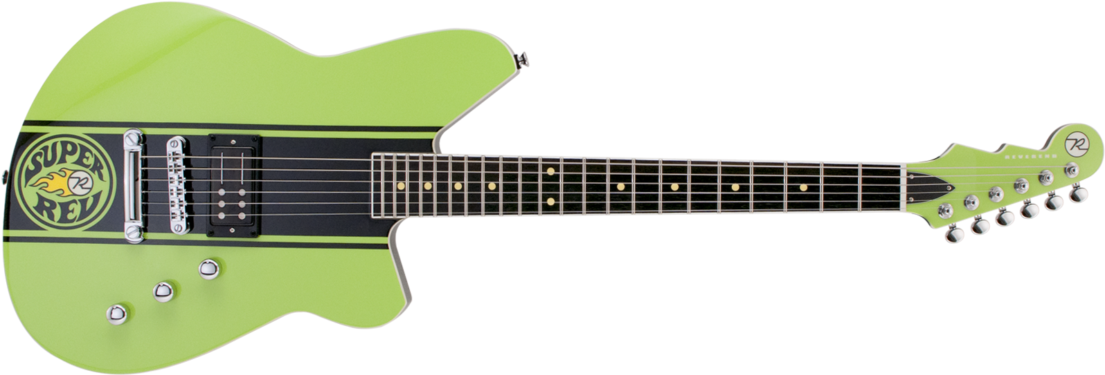 Reverend Guitars Super Rev (1880x550), Png Download