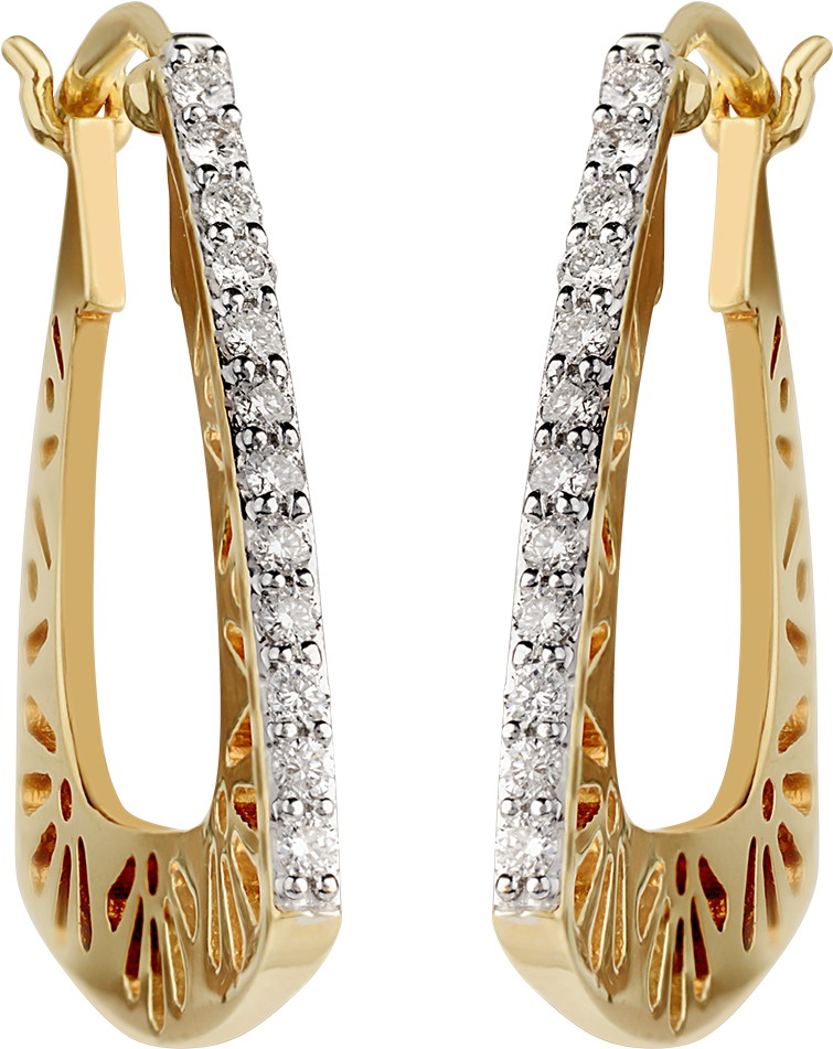 Orra Diamond Hoop Earring (1200x1000), Png Download