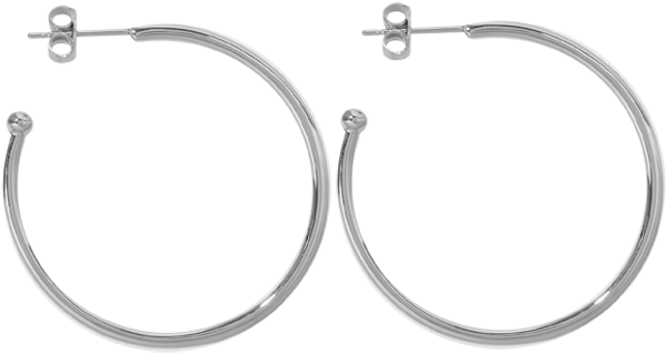 Nikki Lissoni Hoop Earrings - Earrings (600x600), Png Download