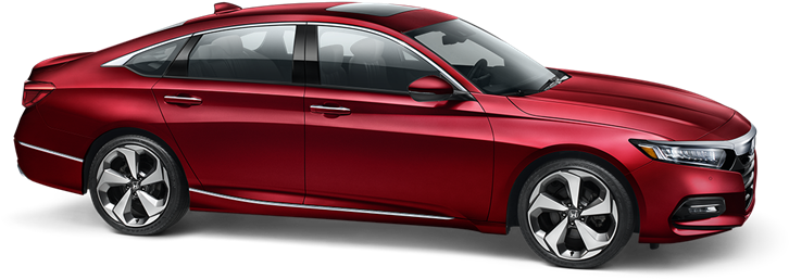2019 Honda Accord Sedan Radiant Red Metallic - 2018 Honda Accord Ex Side View (880x495), Png Download