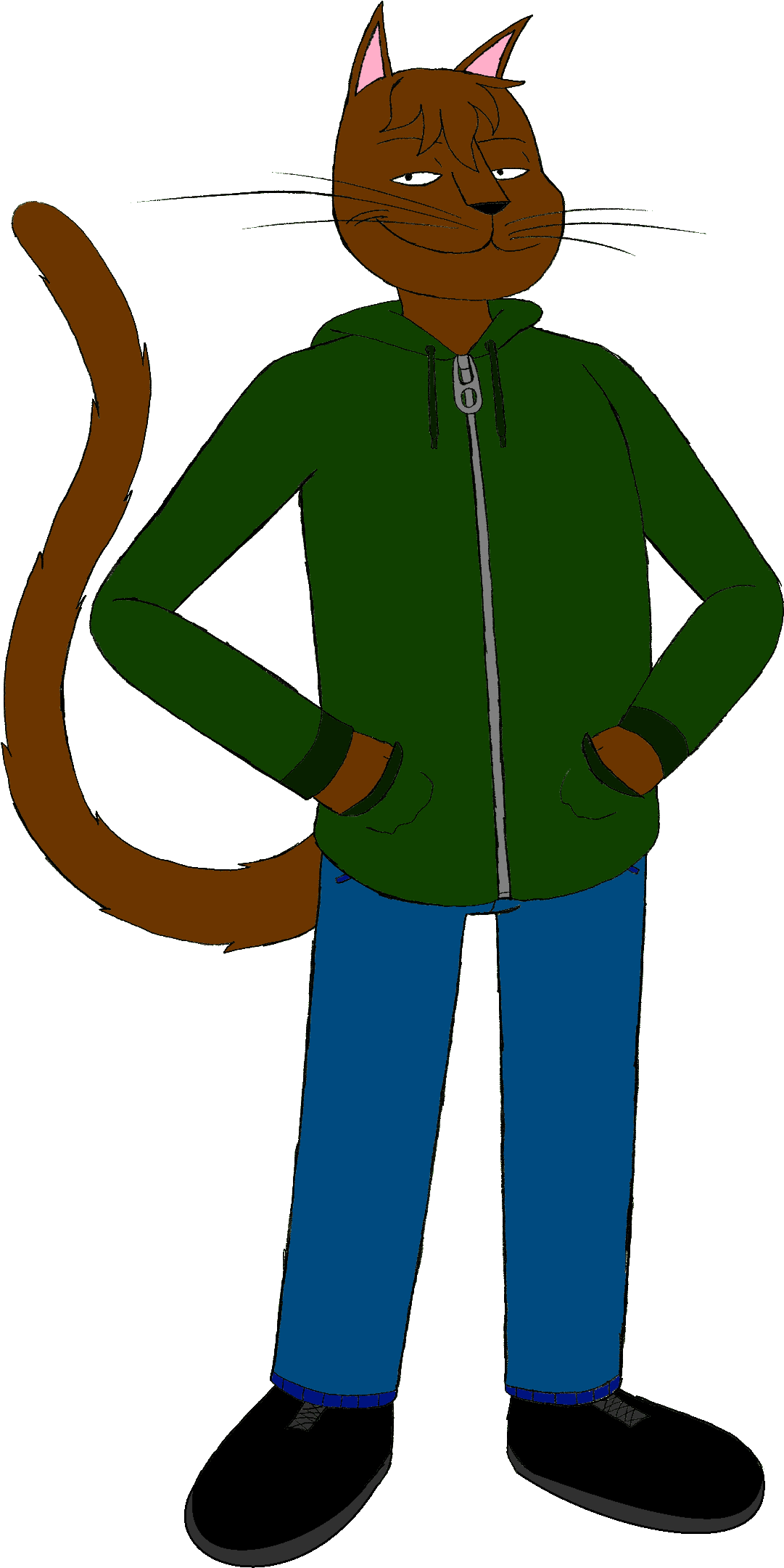 Grissom - Cartoon (1149x2177), Png Download