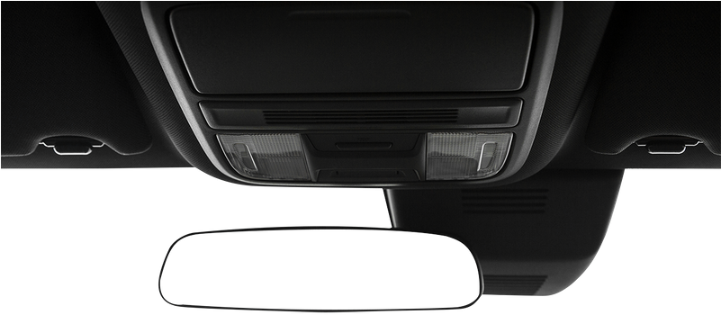 Courtesy Lamps/ceiling Controls - Rear-view Mirror (800x400), Png Download