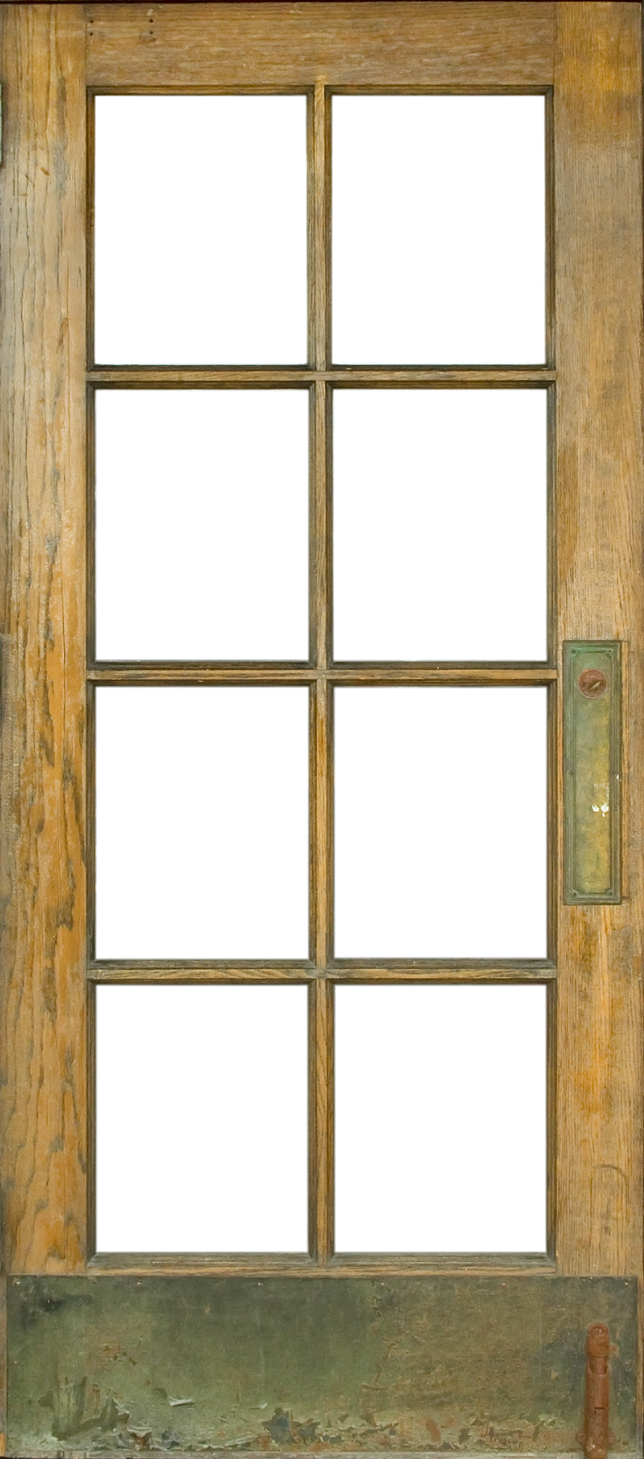 Antique French Door (904x2048), Png Download