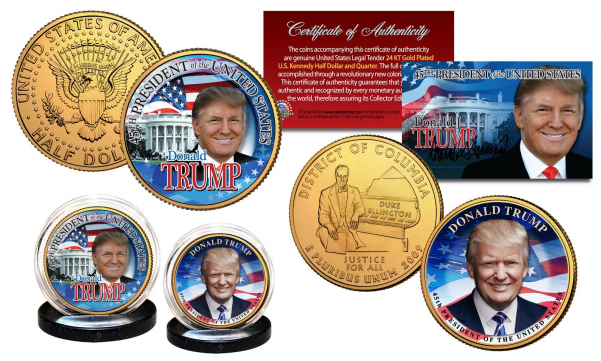 Donald Trump 45th President Official Legal Tender Washington - Donald Trump (600x600), Png Download