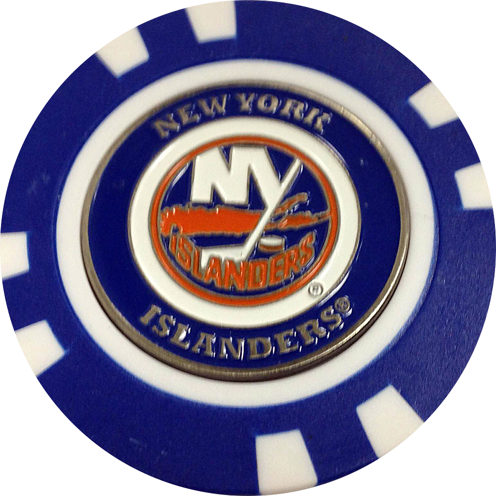 Golf Ball Marker Nhl New York Islanders - New York Islander Wave Jersey (1000x1000), Png Download
