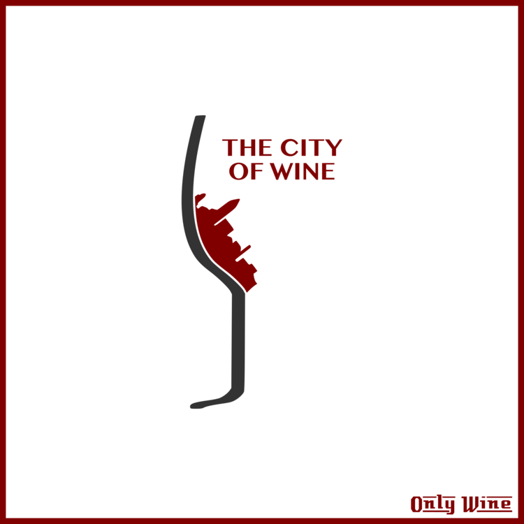Wine Logo Brand Grape City - Logo Grape (750x750), Png Download