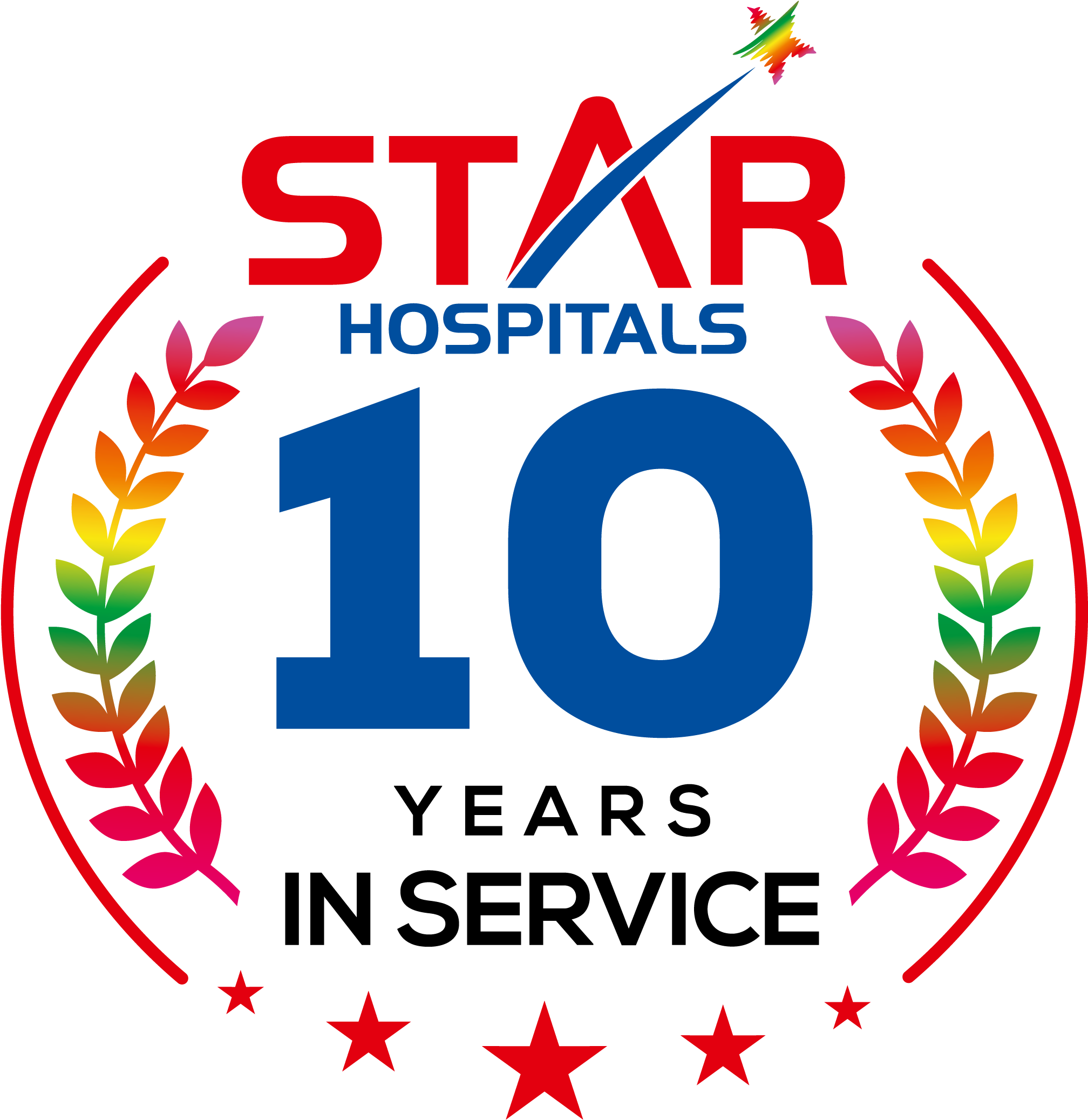 10 Years Of Star - Star Hospital (2015x2162), Png Download