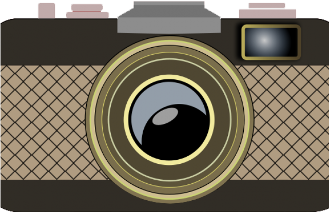 Photo Camera Clipart Camara - Vintage Camera Clipart Png (640x480), Png Download