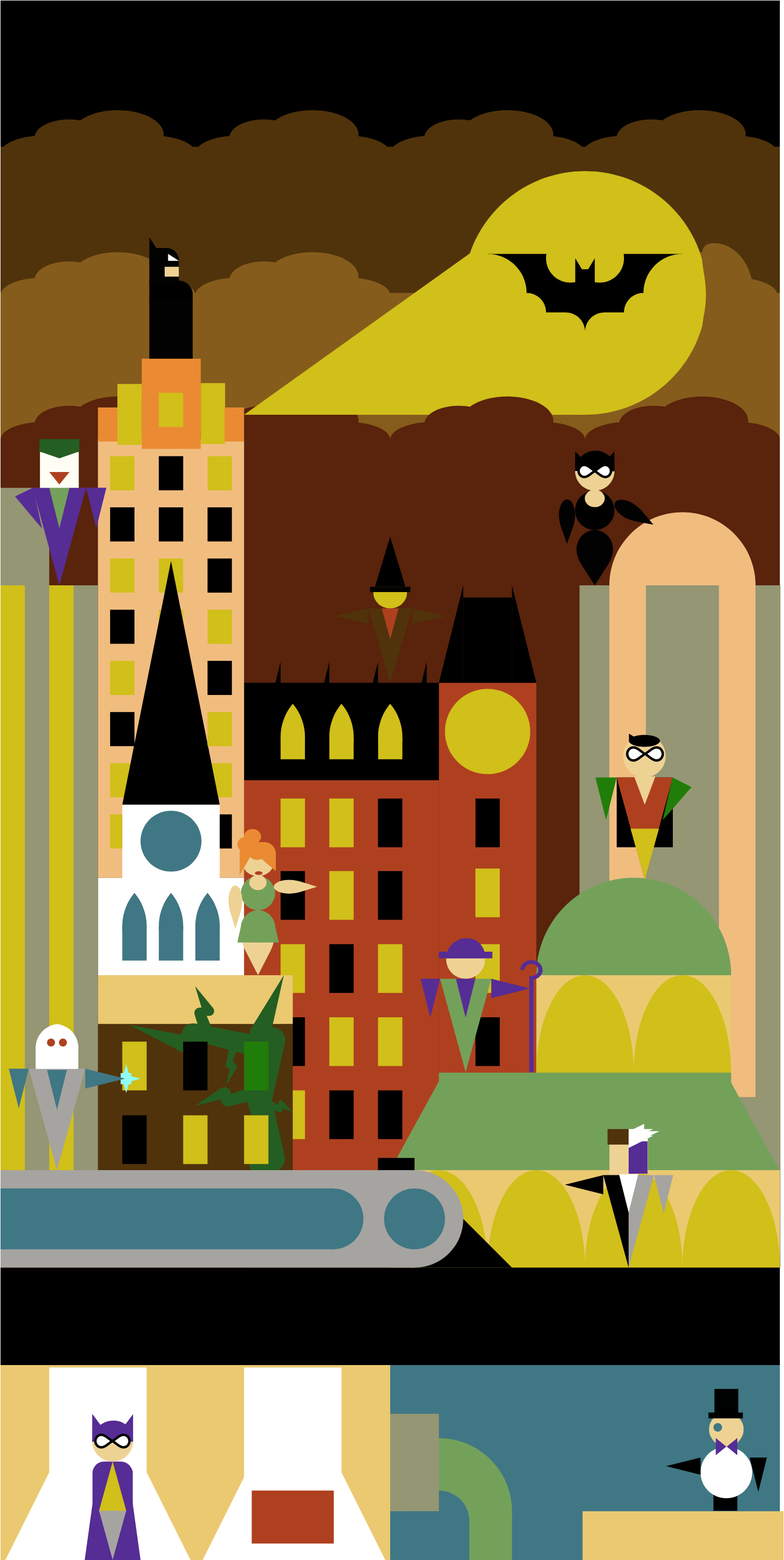 Batman - Illustration (3000x3000), Png Download