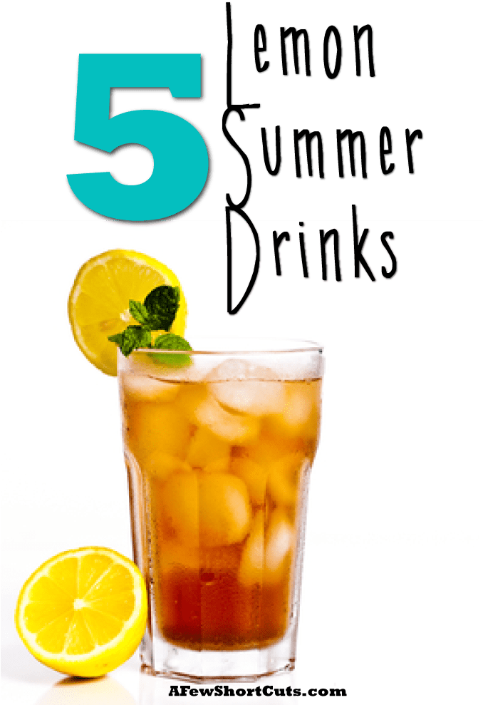 5 Lemon Summer Drinks - Iced Tea (677x1000), Png Download