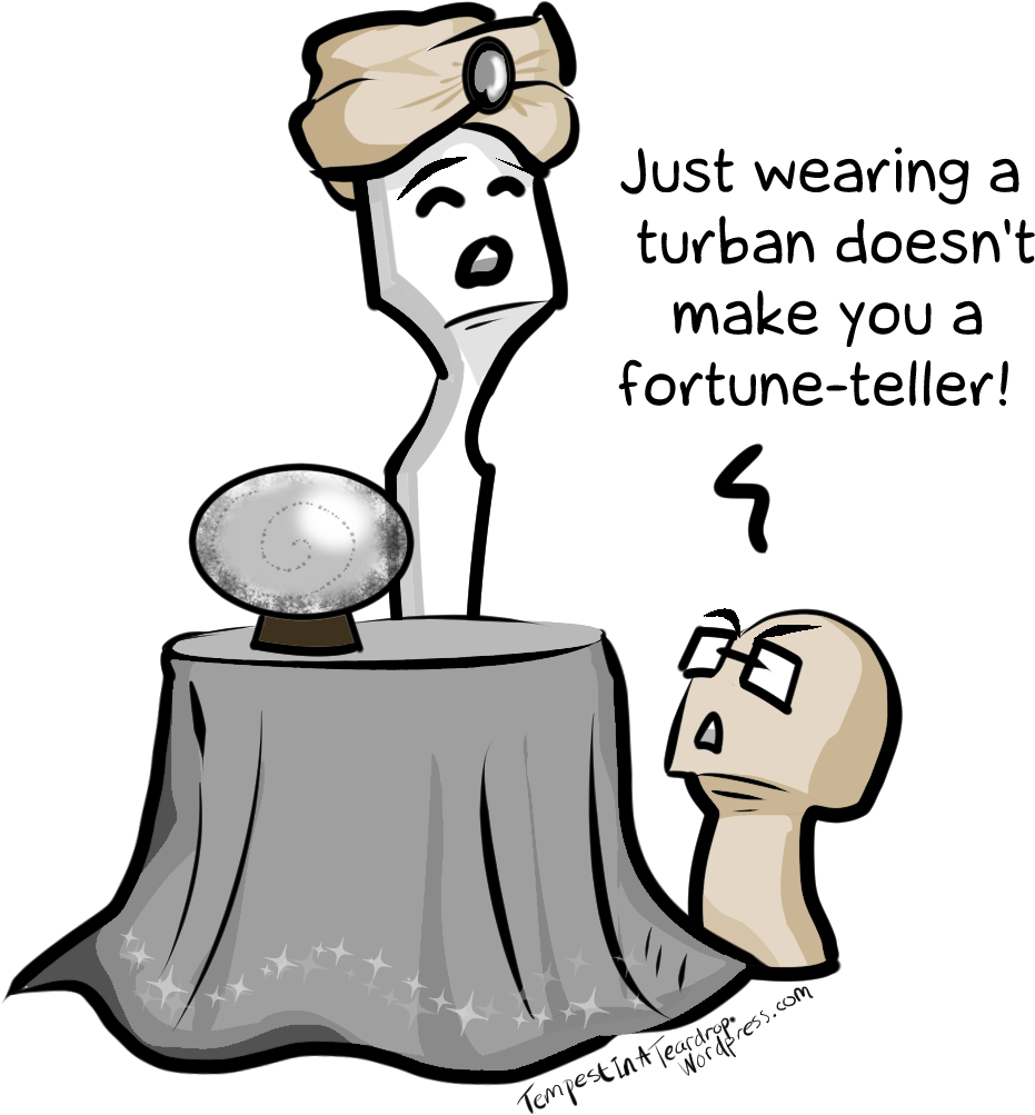 Quizzer Swami - Cartoon (1364x1375), Png Download