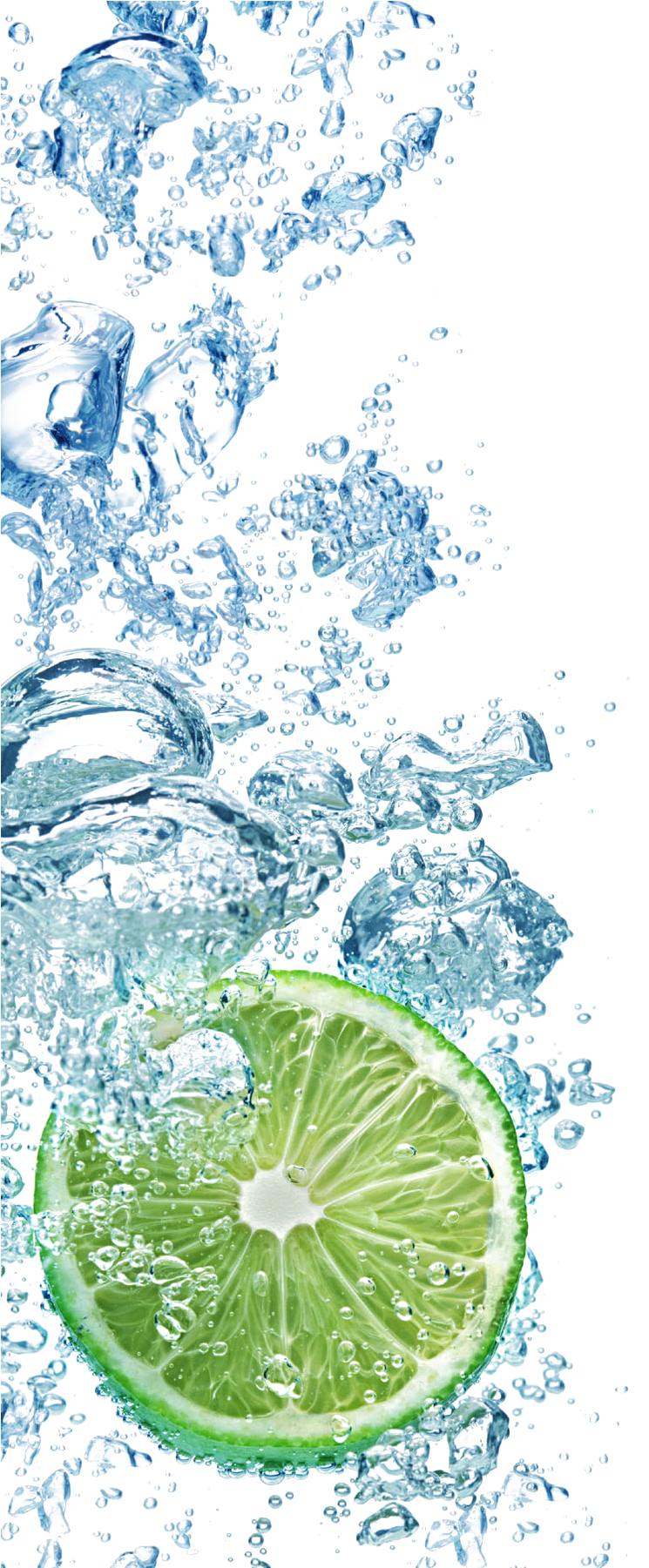 And Cubes Lemon With Tea Into Drink Clipart - Ice Cubes Hd In Png (1200x1800), Png Download