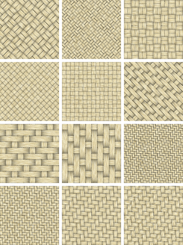 Basket Weave Seamless Textures - Tile (620x830), Png Download