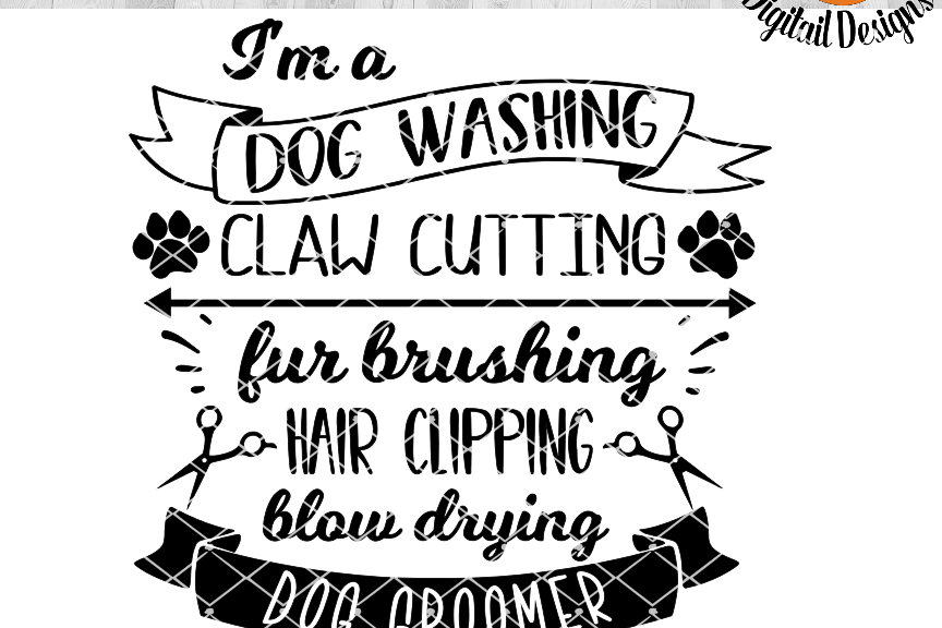 Dog Groomer Svg (864x576), Png Download