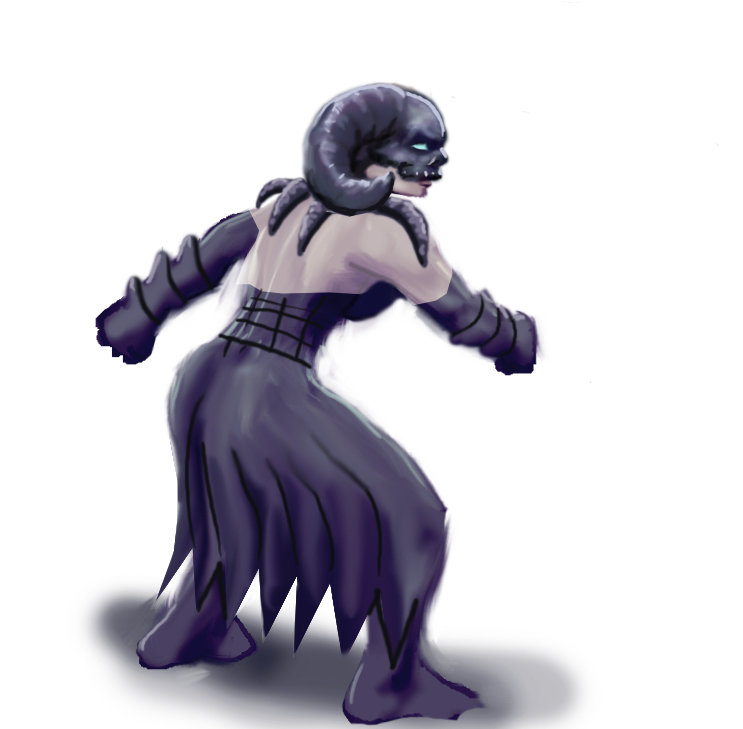 Man Necromancer Oh Attack2 - Figurine (1272x900), Png Download