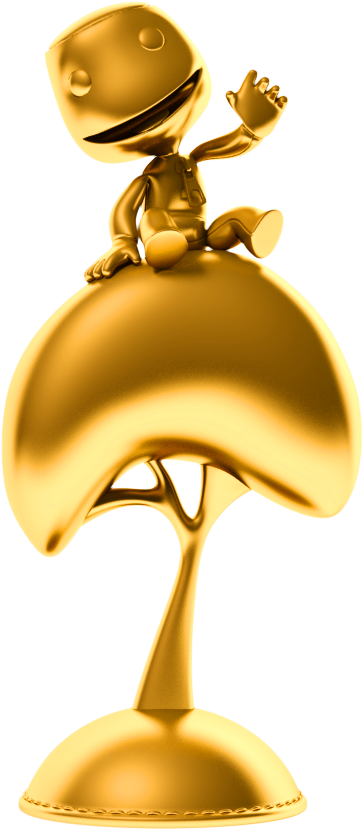 [image - Sackies - Gold - Man ] - Illustration (380x868), Png Download