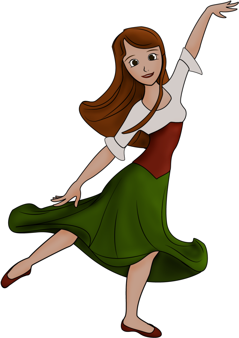 Dancinggirl Christinalapenna (1000x1304), Png Download