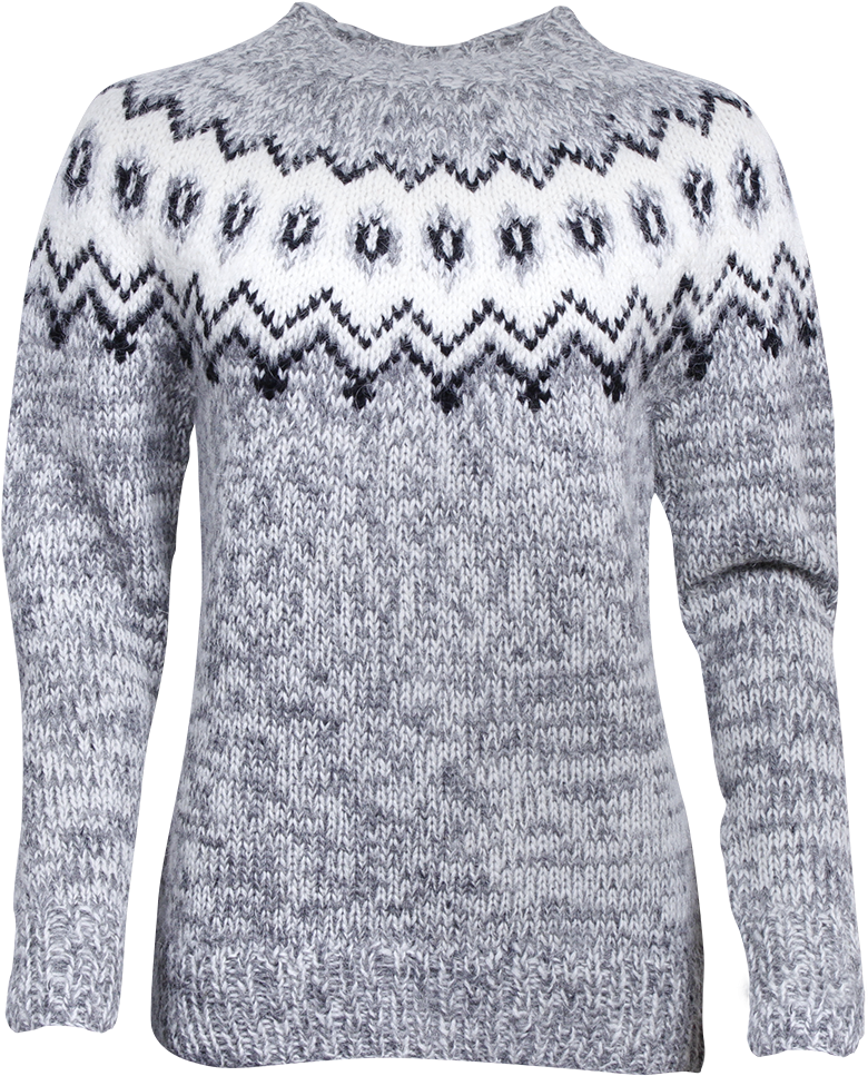 Hulda Icelandic Wool Jumper - Handmade Sweater (1000x1000), Png Download