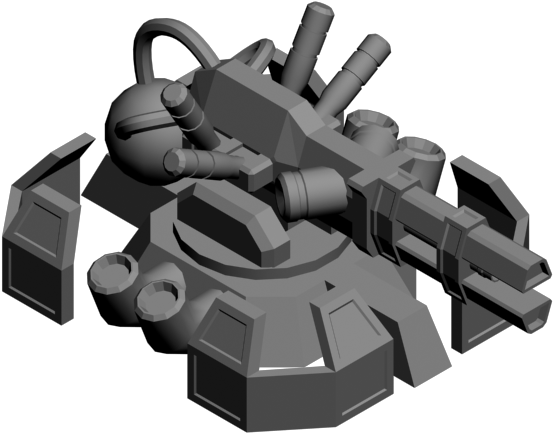 Firestormcannon A1 - Cannon (640x480), Png Download