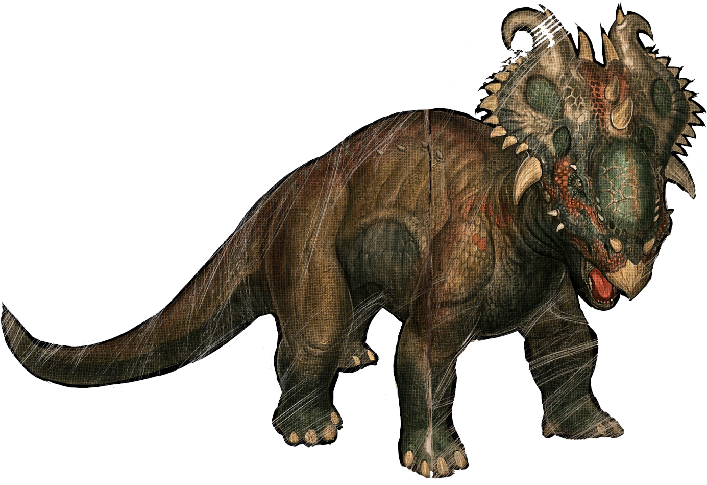 Pachyrhino - Ark Survival Pachyrhinosaurus (1440x1000), Png Download
