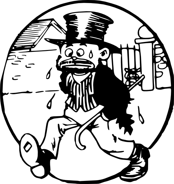 Nervous Man Png (564x596), Png Download