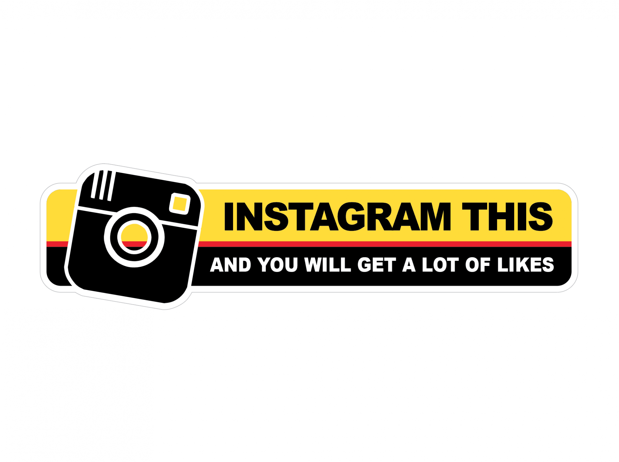 Instagram This And You Will Get A Lot Of Likes - Instagram (2800x1600), Png Download