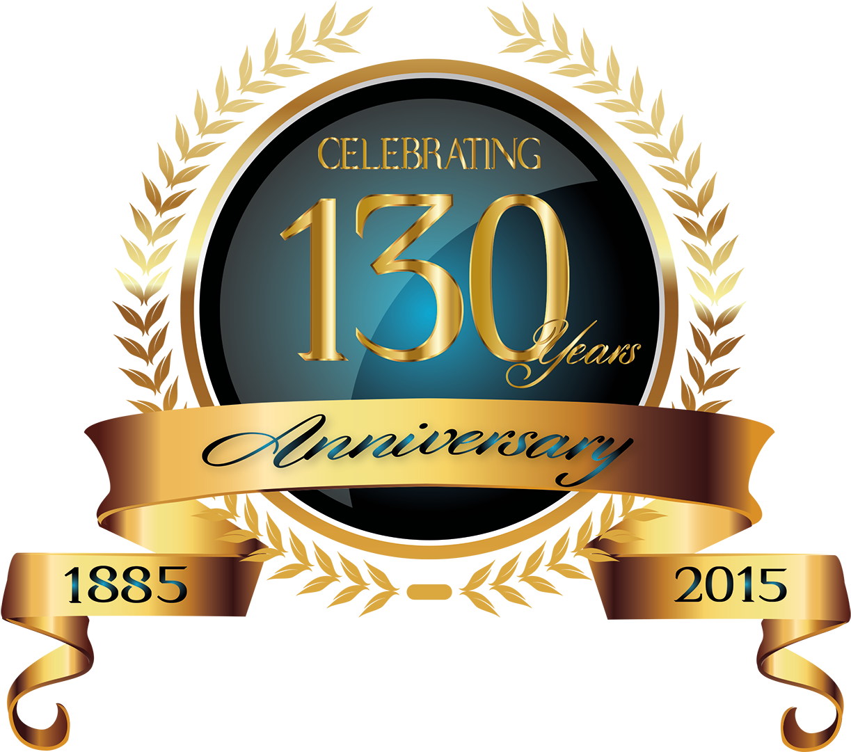 Celebrating 130 Years - 130 Anniversary (1236x1080), Png Download