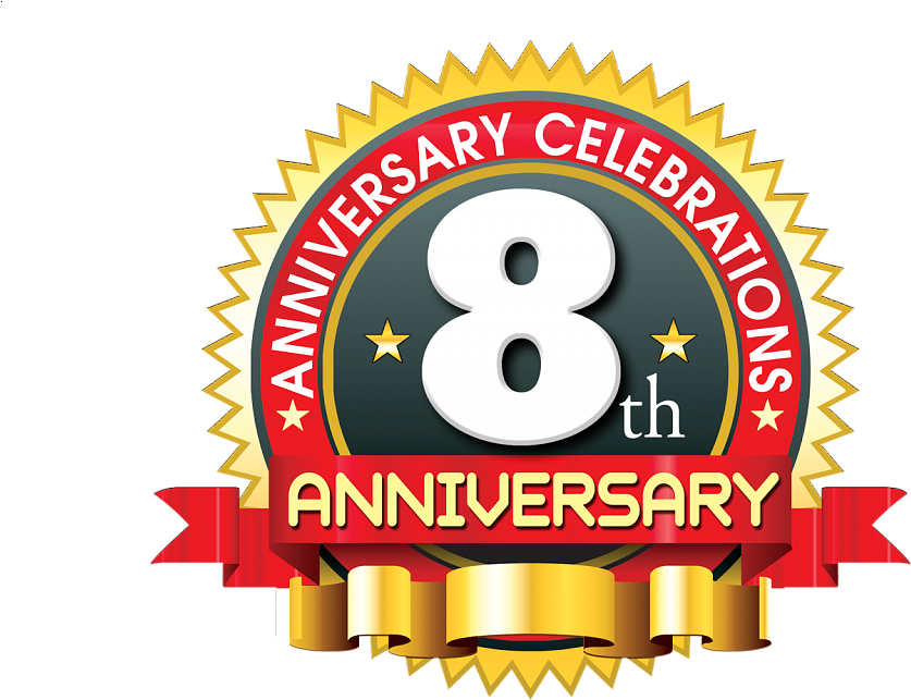 4th Anniversary Logo Png (1024x683), Png Download
