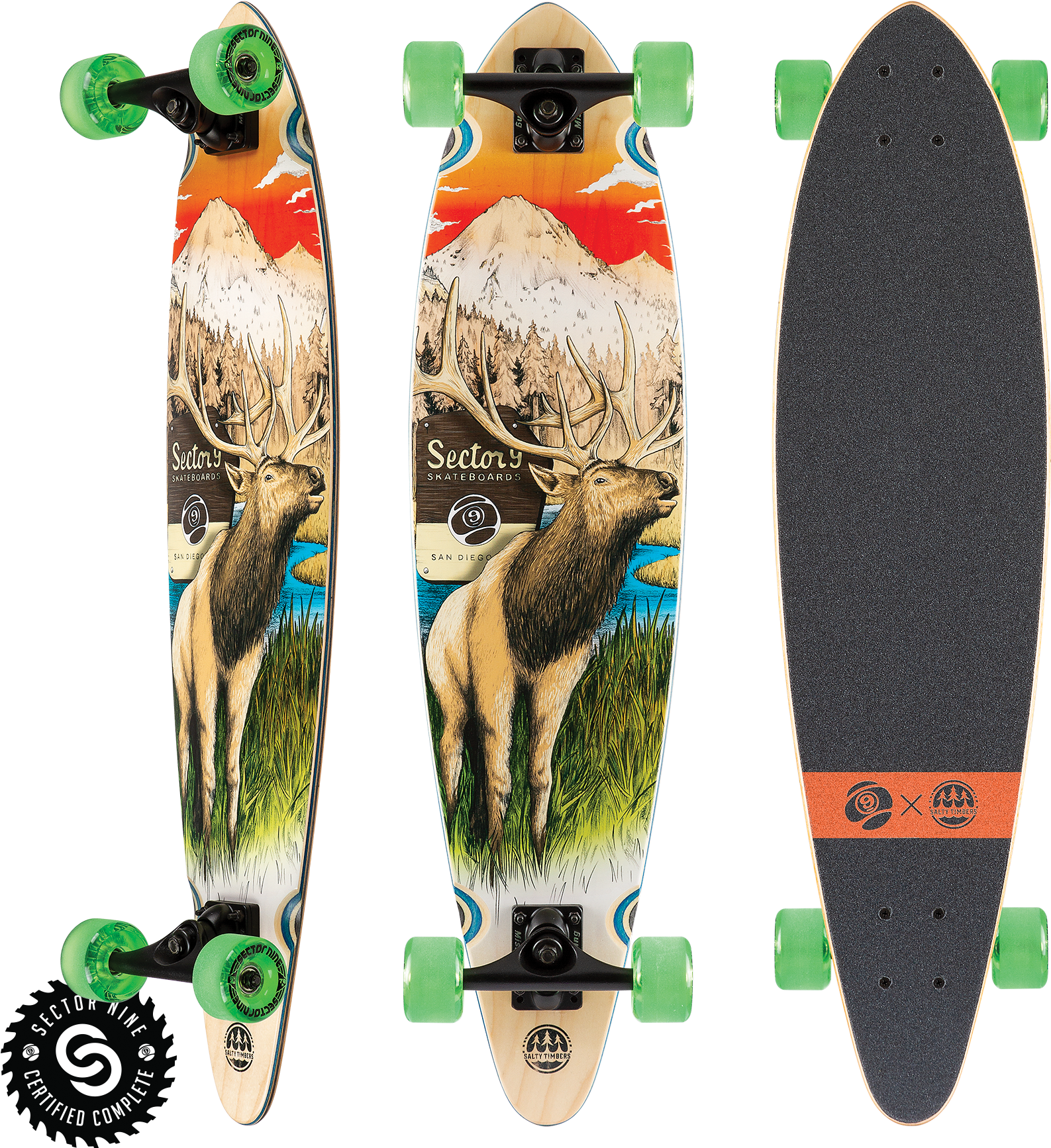 Default Title - Longboard Sector 9 34.5 (1800x1800), Png Download