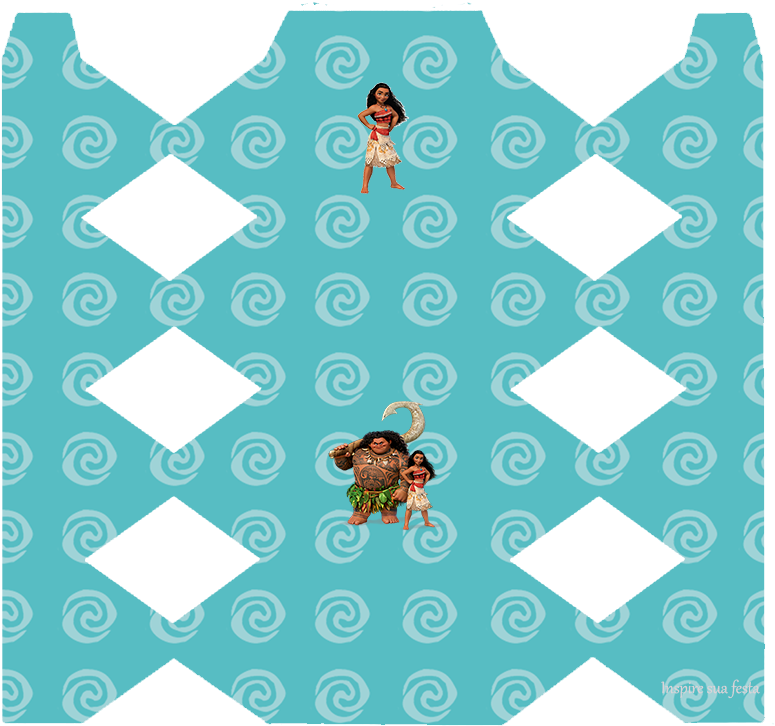 Caixa De Bala Personalizada Gratuita Moana Inspire - Molde Caixa Bala Galinha Pintadinha (800x769), Png Download