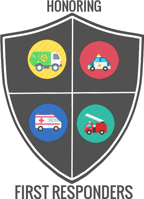 A First Responder Is A Person With Specialized Training - Emblem (504x813), Png Download