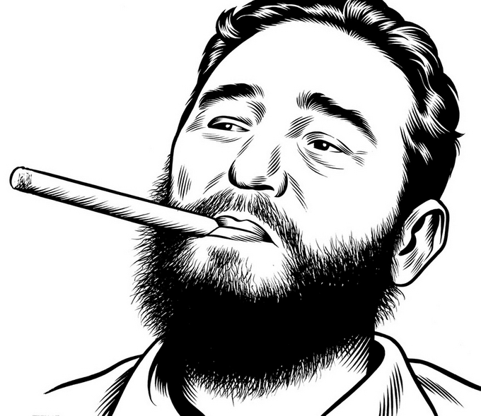 Fidel Castro Png - Fidel Castro Clip Art (680x589), Png Download