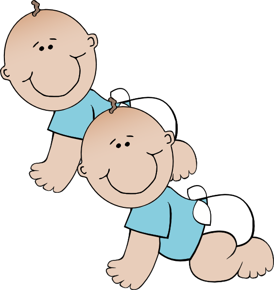 Bebe Clipart - - Baby Boy Clip Art (564x597), Png Download